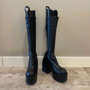 Naked Wolfe Spice Black Stretch Boots